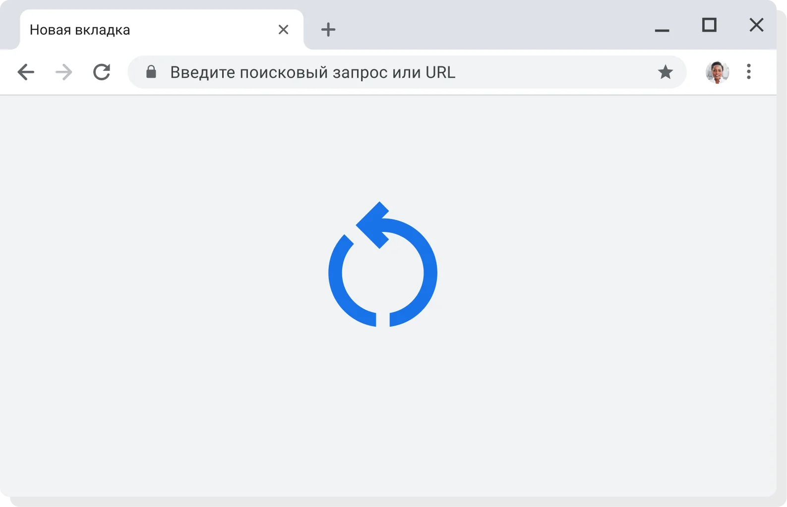Скриншот процесса обновления Chrome